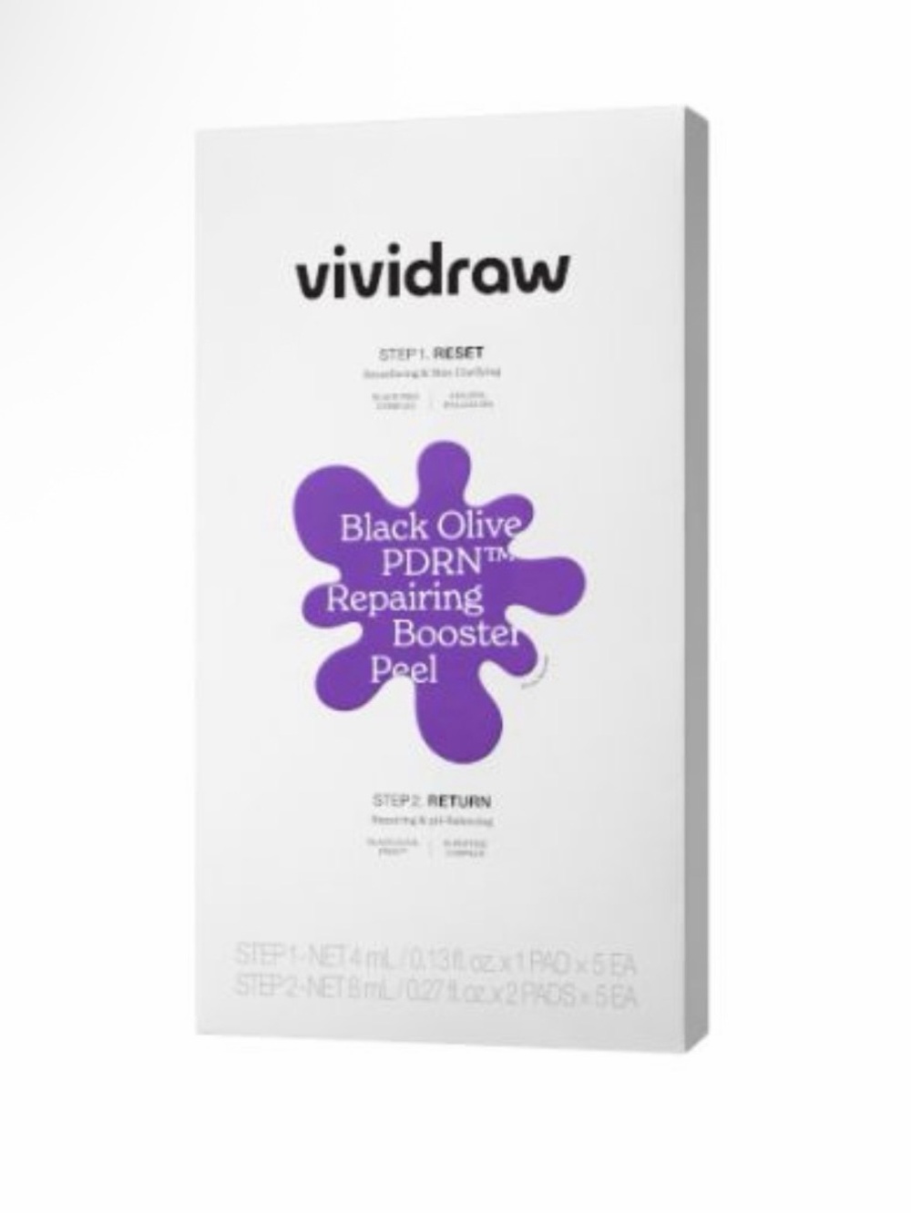 vividraw Black Olive PDRN Repairing Booster Peel Set